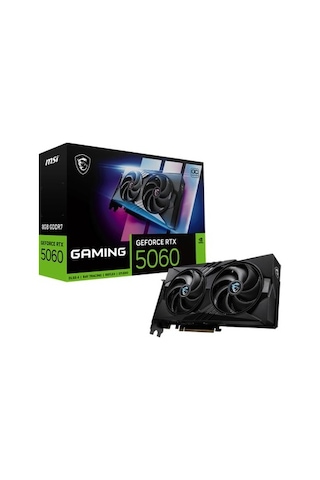 Msı Vga Geforce Rtx 5060 8g Gamıng Oc Rtx5060 8gb Gddr7 128b Dx12 Pcıe 5.0 X16 3xdp 1xhdmı Ekran
