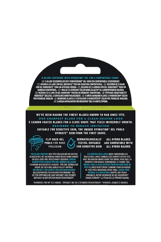 Wilkinson Sword Hydro 5 Sensitive Aloe Veralı 4 Adet Yedek Kartuş