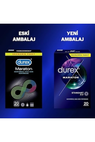 Maraton Geciktiricili Prezervatif 20'li 1 X 20 Adet Açık Kahverengi