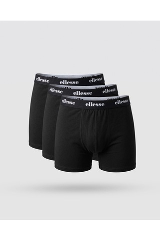 Ellesse 3lü Erkek Boxer 6sm9002-bk Siyah
