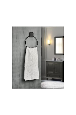 Yapışkanlı Yuvarlak Havluluk Delmeden Montaj Banyo Mutfak Lavabo Kullanımı Çok Renkli