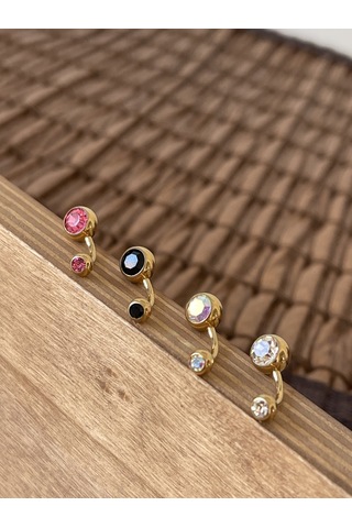 Yüksek Kalite G23 Titanium Siyah Parlak Top Taşlı Titanyum Göbek Piercingi Top 10mm DUMMY 236123179 429