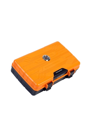 Conquistador Sarı Siyah 10 Kapasite Seyahat Humidor Puro Kutusu Cnq-008