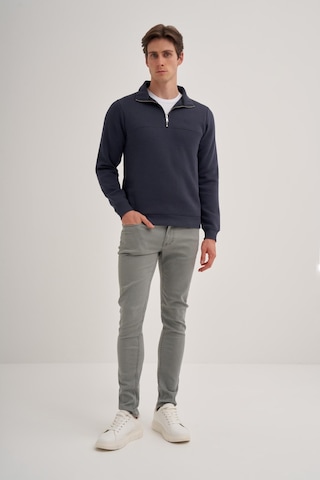 Cazador 56180 Erkek Dik Yaka Sweat S.blue