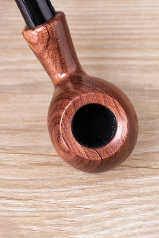 Muxiang Maun Ağacı Parlak El Yapımı Pipo Rd24