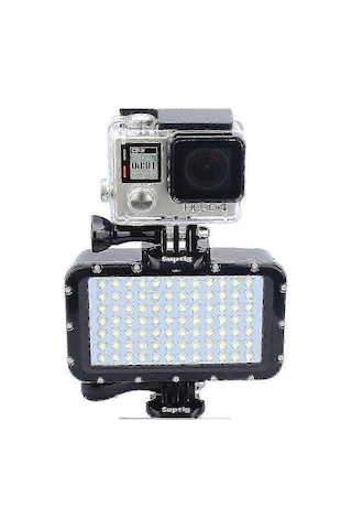 Sualtı Dalış Video Işıkları 84 Led 5000lm 50m 164ft Su Geçirmez Şarj Edilebilir Kısılabilir Gopro Nikon Panasonic Slr Kameralar İçin Diğer