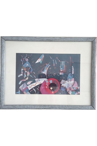 Wassıly Kandinsky Çerceveli Duvar Tablosu 28x21cm