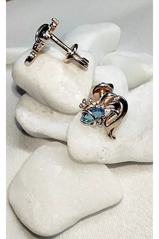 Sılver Whale Gümüş Küpe Küpüşler 217747095 Altın