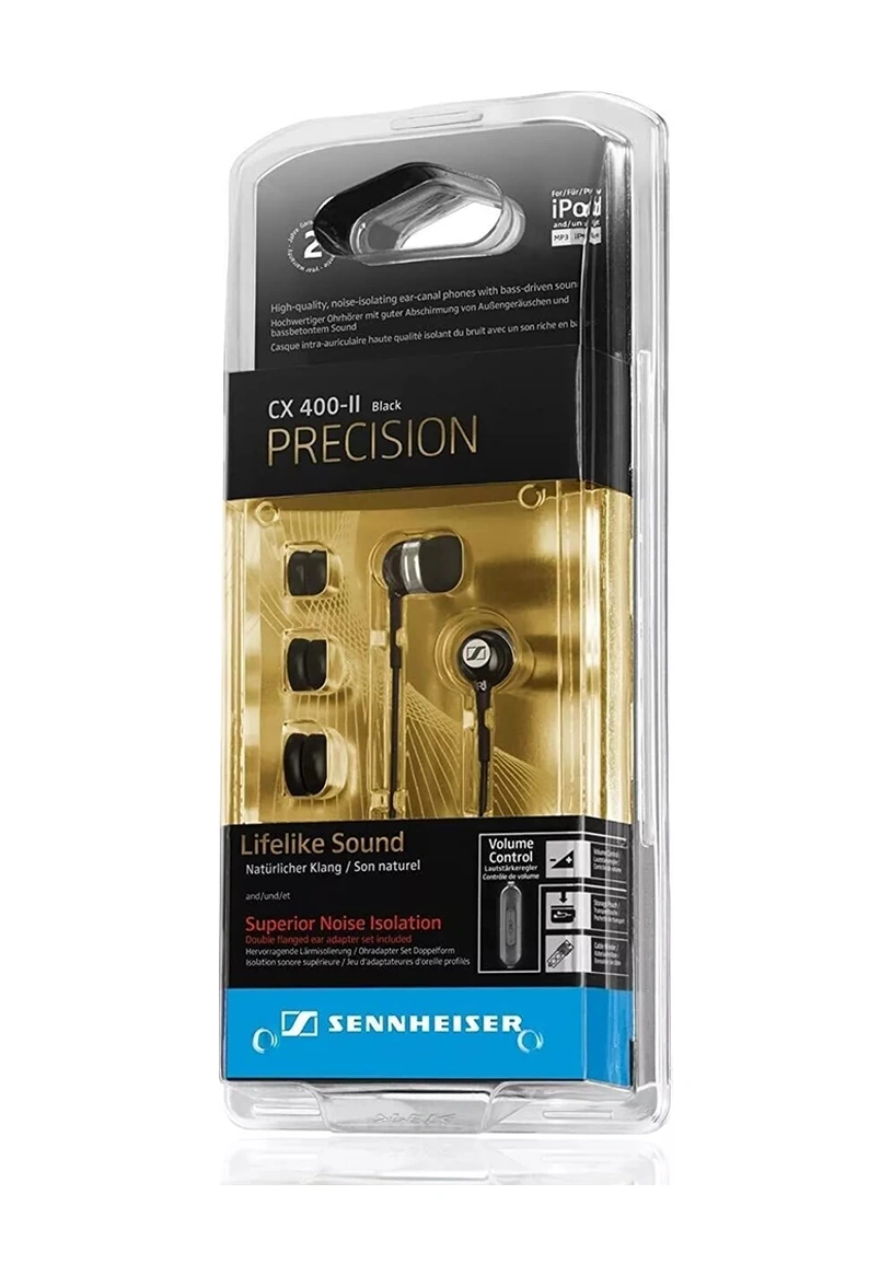 Sennheiser Cx 400-ıı Precision Kulaklıklar - Derin Bas Yepyeni Gürültü Önleyici Kulaklık Müzik Spor Koşu Kulaklığı