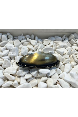 Çanak Metal Kulp 64mm Antik Sarı Dolap Kapak Modern Çekmece Mobilya Tv Ünite Komidin Tas Midye Antrasit - Sarı