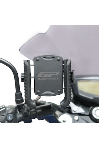 Gp Kompozit Ttr09 Universal Ayna Bağlantılı Titreşim Modüllü Telefon Tutucu Siyah