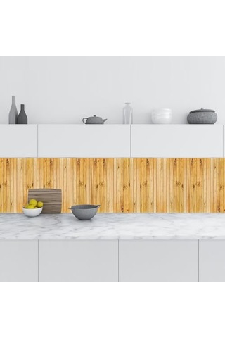 Tezgah Arası Folyo Kaplama Folyosu Bej Ahşap 60x200 Cm Diğer