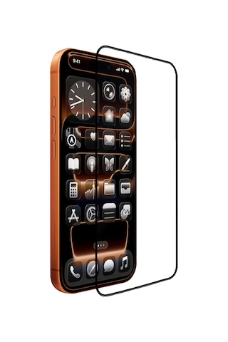 Apple Uyumlu   iPhone 17 Pro Max Mohseven Pure Safir Coating Hd 3d Glue Temperli Cam Ekran Koruyucu Şeffaf