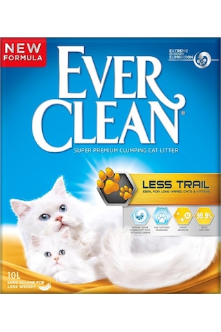 Ever Clean Less Trail Patilere Yapışmayan Kalın Taneli Topaklaşan Kedi Kumu 2 x 10 L
