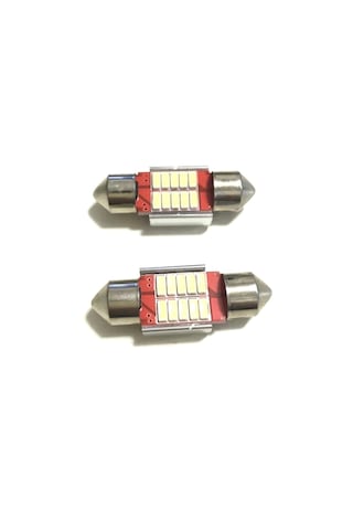 Point Japon Tip Sofit Ampul 12 Volt Beyaz 10 Ledli 31mm 2 Adet Sofit Led