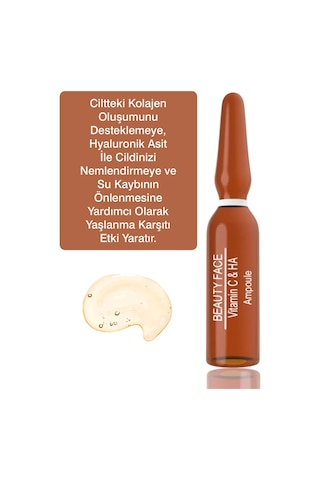 Beauty Face Vitamin C Ha Ampul Serum 6 x 2 ML
