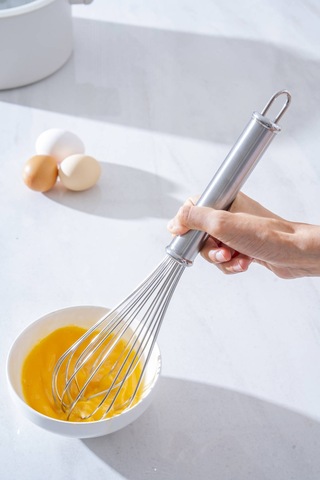 Evero Çelik Çırpıcı - 30 Cm Silver