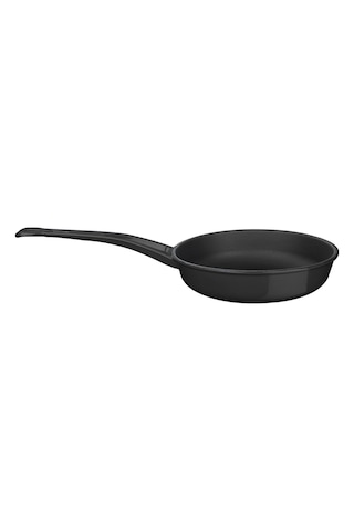 Lava Döküm Yuvarlak Kızartma Tavası Döküm Demir Yekpare Saplı Çap Ø 24cm. 001