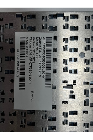 Packard Bell SL45 VESUVI SL51 VESUVI MP-07F33SU-9201 klavye