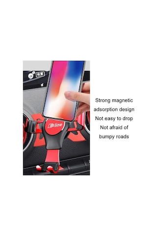 Tongxida Arabaya Güvenli Manyetik Telefon Tutucu Audi A3/s3 Standı Siyah 1 Adet