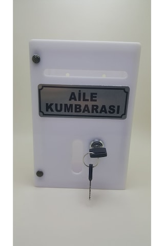 Küçük Boy Pleksi Aile Kumbarası N11.179