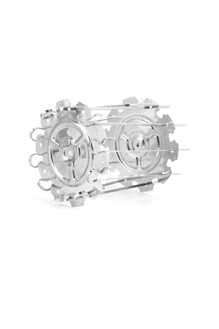 Teltree Gıda Grubu Paslanmaz Çelik 10'lu Şiş Seti - Elektrik Fırını, Mutfak, Kamp İçin Taşınabilir, Kolay Kurulum, Sıcak Dayanıklı, Temizlenmesi Kolay Bbq Aksesuarı Diğer