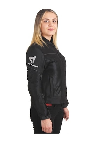 Venom Dynamıc Pro Siyah Kadın 4 Mevsim Motosiklet Montu