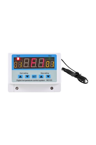 30a/dc24v Led Dijital Sıcaklık Kontrol Cihazı Akıllı Termostat Isıtma Soğutma Sıcaklık Kontrol Sistemi Sensörlü