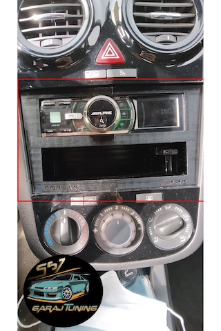 Opel Corsa D Teyp Çerçevesi