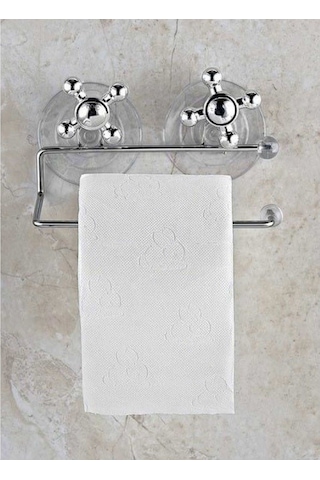 Hitfoni Vakumlu Tuvalet Kağıtlığı Paslanmaz Krom Tuvalet Kağıdı Askısı