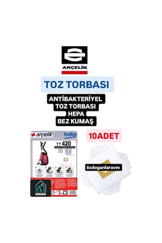 Arçelik Uyumlu S4210 -s4240 Süpürge Toz Torbası 10 Adet