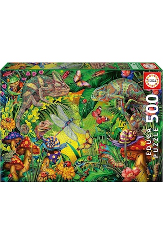 Educa 500 Parça Renkli Orman Puzzle - 19551 - Colourful Forest