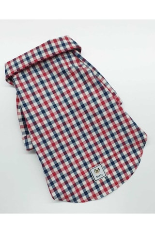 Miniş Pet Butik Kareli Kedi Köpek Gömlek