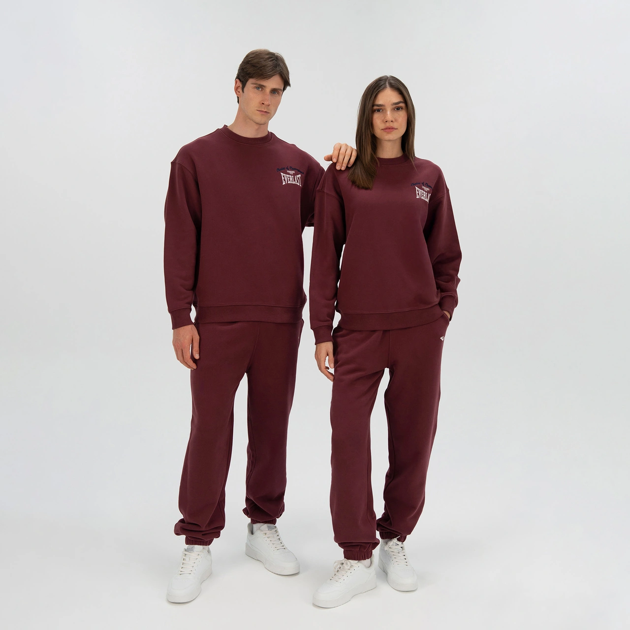 Everlast Heritage Champions Erkek Bordo Sweatshirt Tm0101 Bordo