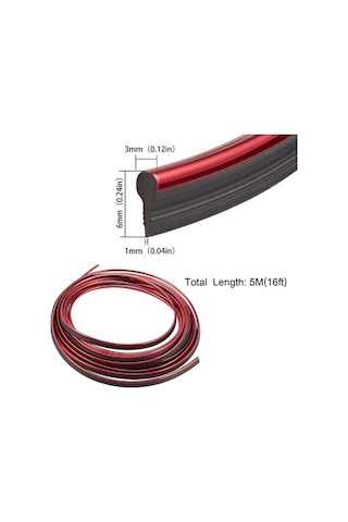 Araba Dekorasyon Şeridi 5 Metre Trim Şeridi Çok Renkli