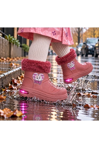 Look Life Su Geçirmez Çocuk Yağmur Botu 525 Çok Renkli
