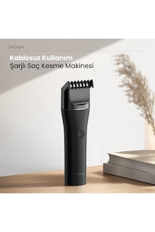 Enchen Boost 2 Siyah Taşınabilir Şarjlı Saç Kesim Makinesi