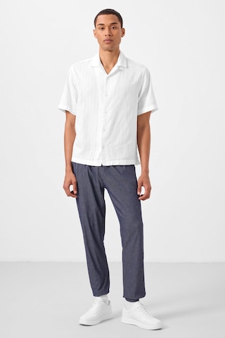 Tommylife Kot Lacivert Standart Fit Dokuma Hafif Esnek Chino Erkek Pantolon - 82176 Lacivert