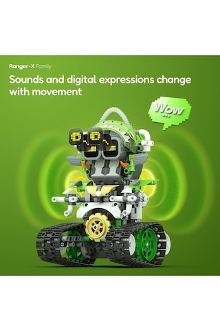 Sillbird Technik Robot, 3'ü 1 Arada Robotik Yapım Seti, Uygulama Ve Uzaktan Kumanda İle Akıllı Oyuncaklar