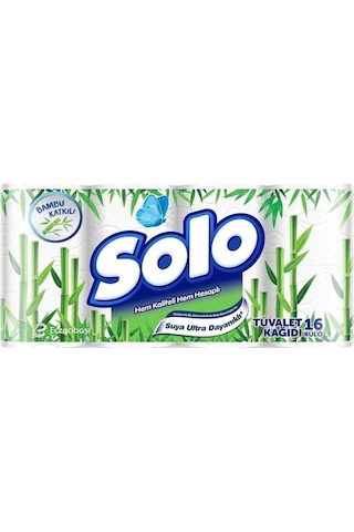 Solo Bambu Katkılı Tuvalet Kağıdı 16 Rulo
