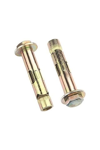 Genişleme Cıvataları, Karbon Çeliği Ve Beton Duvarlar Genişleme Ankrajı Zemin Takma Sabitleme 5 Adet 1 inç