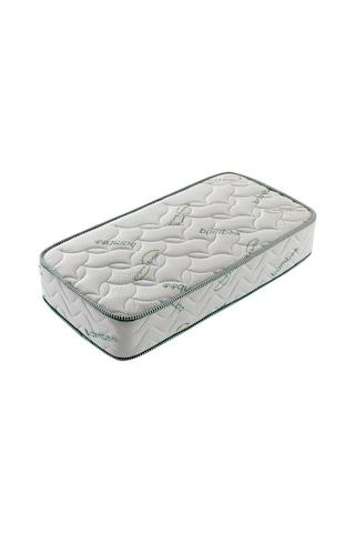 Opalin Bambu Yeşil Baby Ortopedik Yaylı Bebek Yatağı 70 x 180 CM