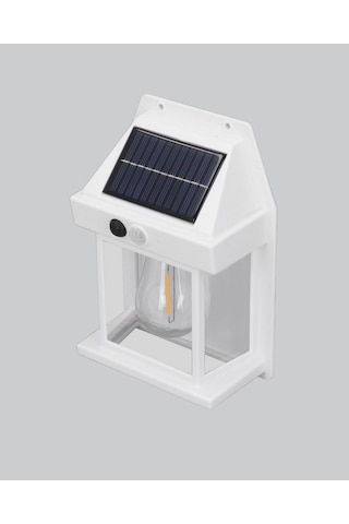 Üç Modlu Güneş Enerjili Duvar Lambası 1800mah Bataryalı Ve Hareket Sensörlü - 5000 Çok Renkli