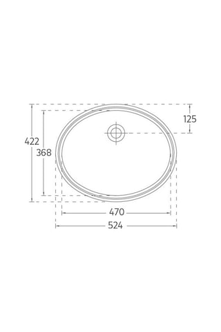 Isvea Soluzione Tezgah Altı Lavabo 52 CM