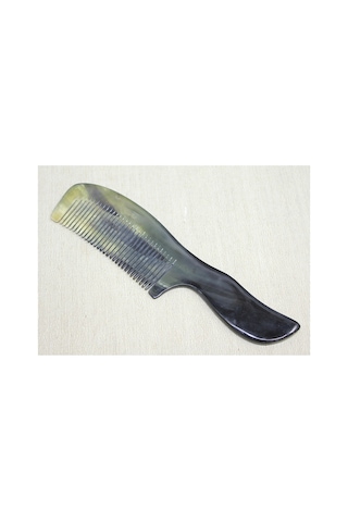 2 Adet Tutmalı Kemik Tarak 22 Cm Boy, Tutma Saplı Tasarım, Tarak / Comb Doğal