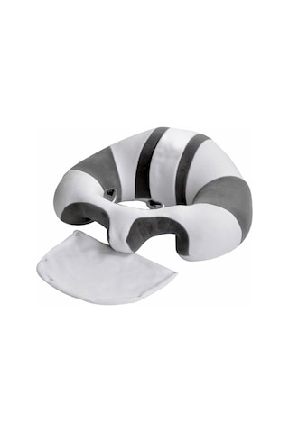 Bebek Destek Oturma Minderi - Gri Beyaz