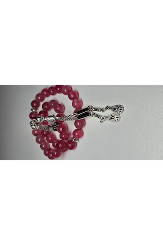 Turmalin Tesbih 8 Mm Pembe