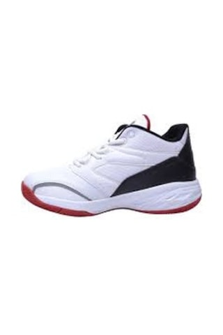 JUMP 27722 A White Basketbol Unısex Beyaz Siyah Kırmızı Beyaz