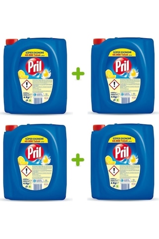 Pril Bulaşık Deterjanı 4 x 4 KG