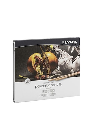 Rembrandt Polycolor Kuruboya 12'li Metal Kutu Çok Renkli